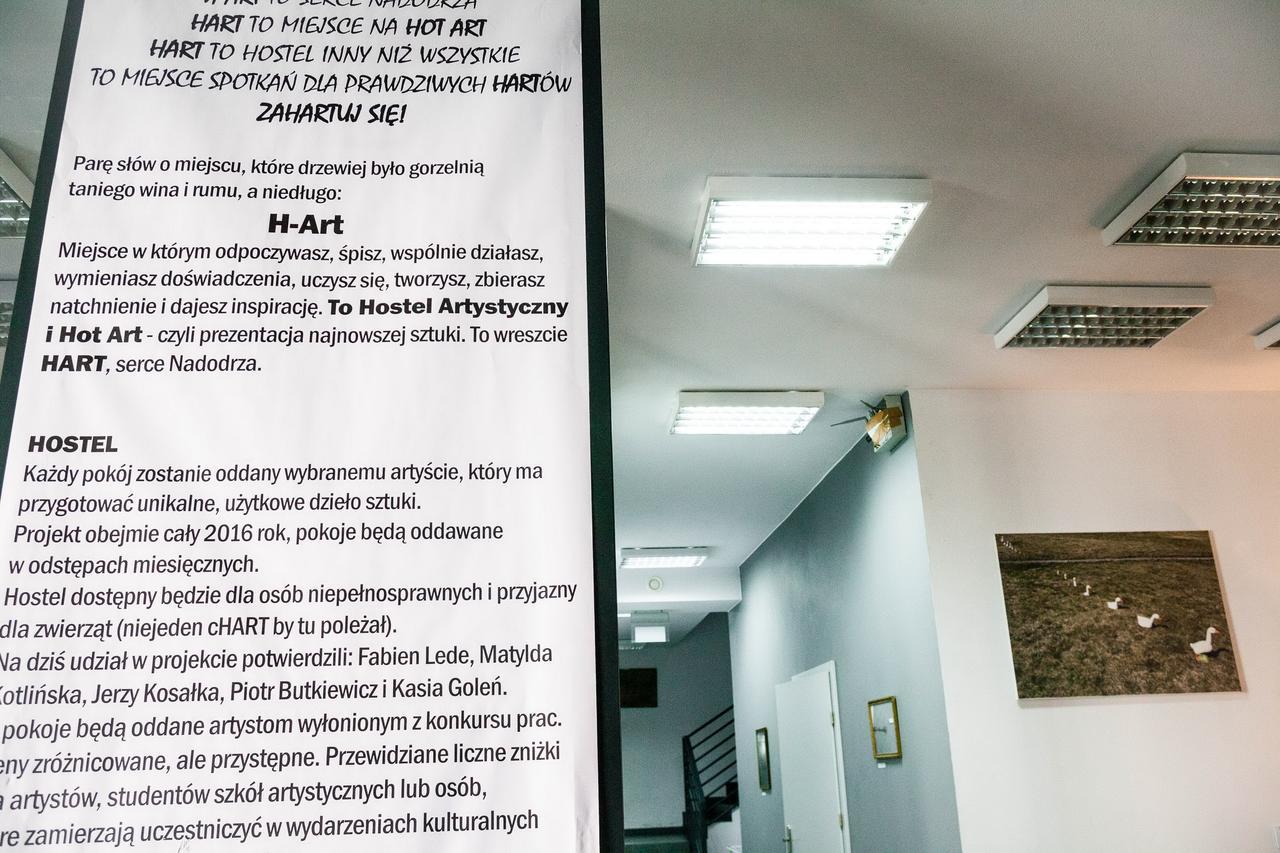 Hart Hostel & Art Gallery Wroclaw Bagian luar foto